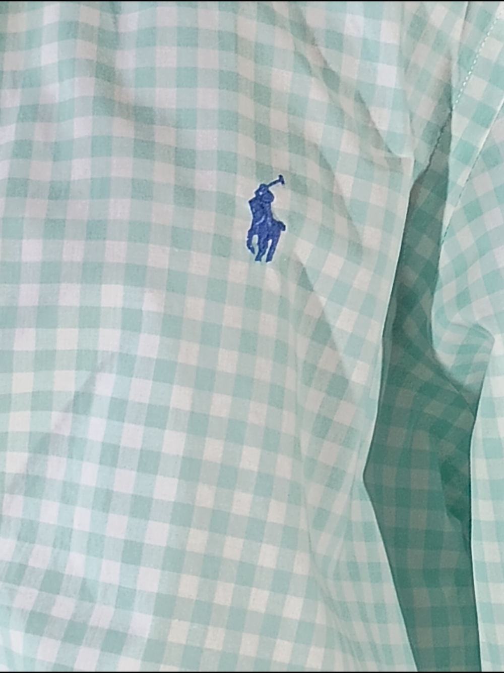 Upcycled Women's Ralph Lauren Ruffled Collar Shirt - Picture 3 of 9